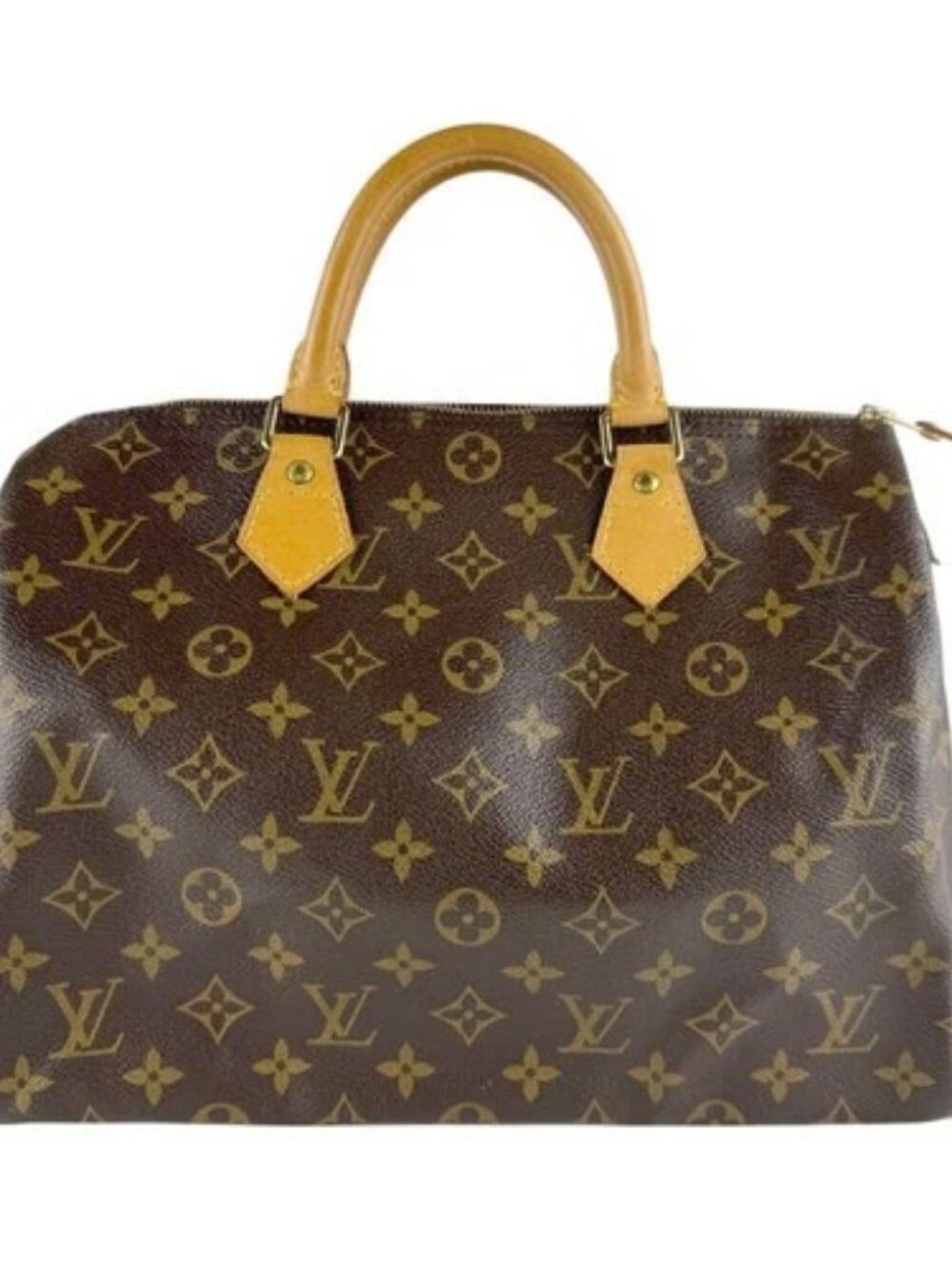 Auth LOUIS VUITTON Monogram Speedy 30 Handbag Brown M41526 - z9538